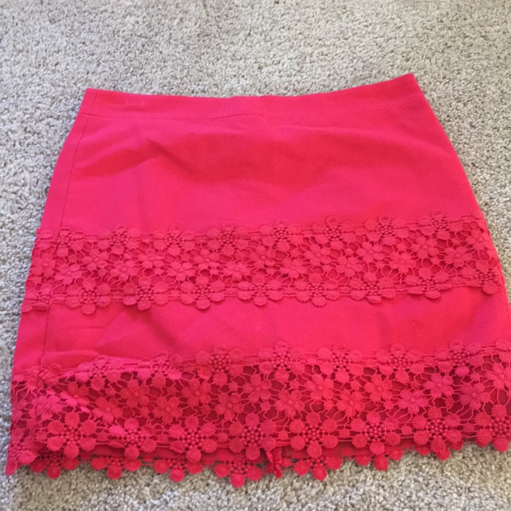NWT Lace Trim J. Crew skirt size 0
